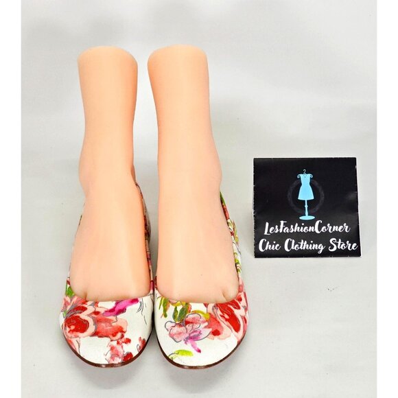 Brooks Brothers Women's Floral Canvas Ballet Flats Size 7 149 - Picture 8 of 13